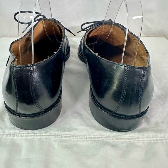 Johnston & Murphy Men's 10M 10 Black Leather Cellini Lace Up Dress Shoes *READ - Picture 3 of 7